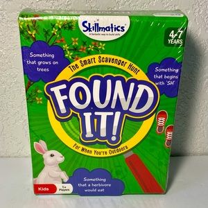 Found It! Card Game The Smart Scavenger Hunt Outdoors Skillmatics Age 4-7 SEALED